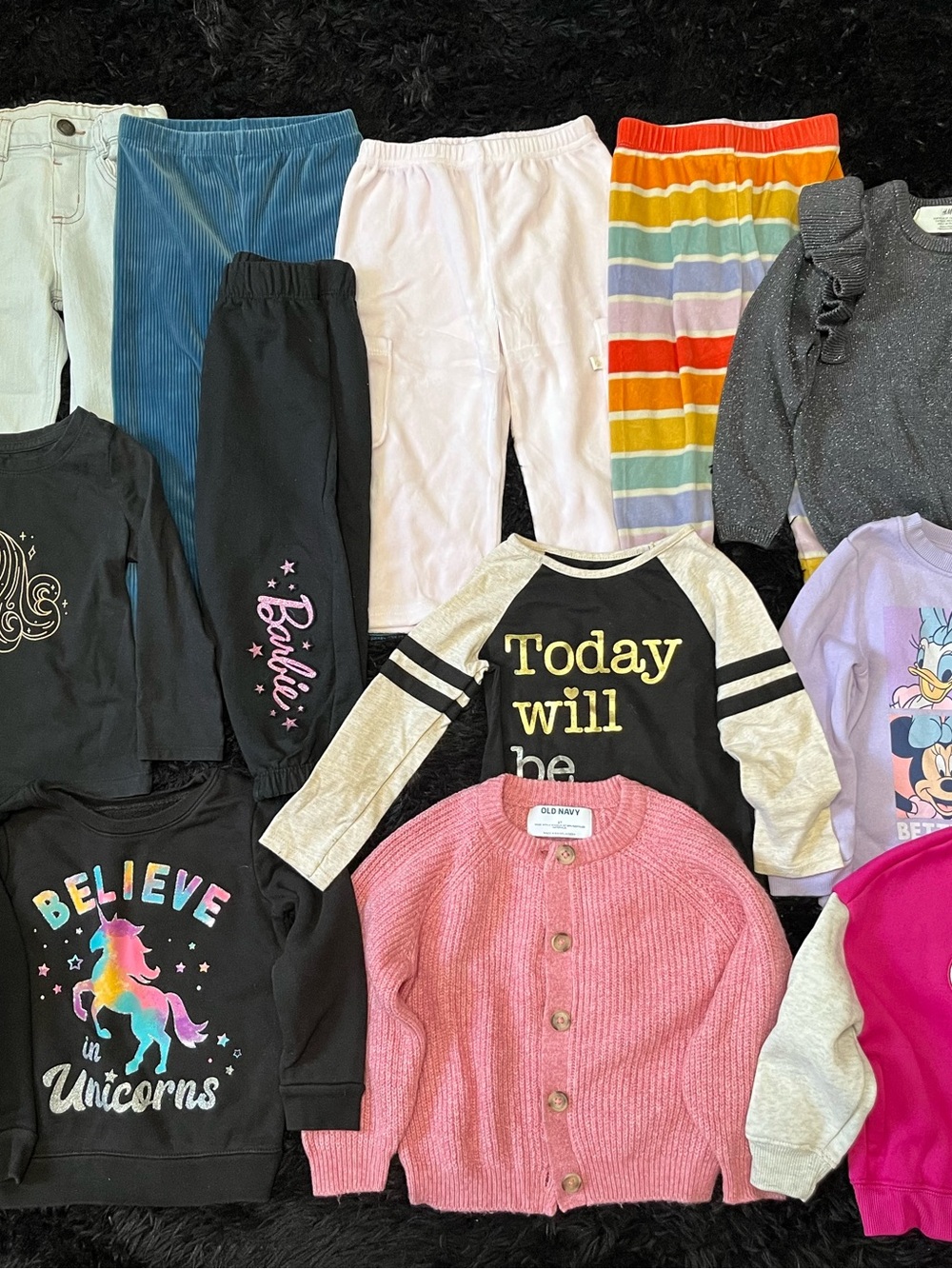 Huge 2T Bundle Warm Winter Clothes Long Sleeve Set Lot